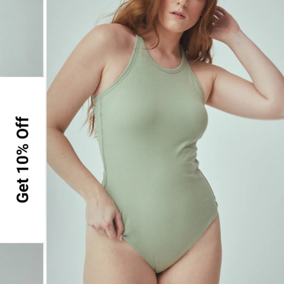 Klassy Network Tops - Bamboo High neck bodysuit
